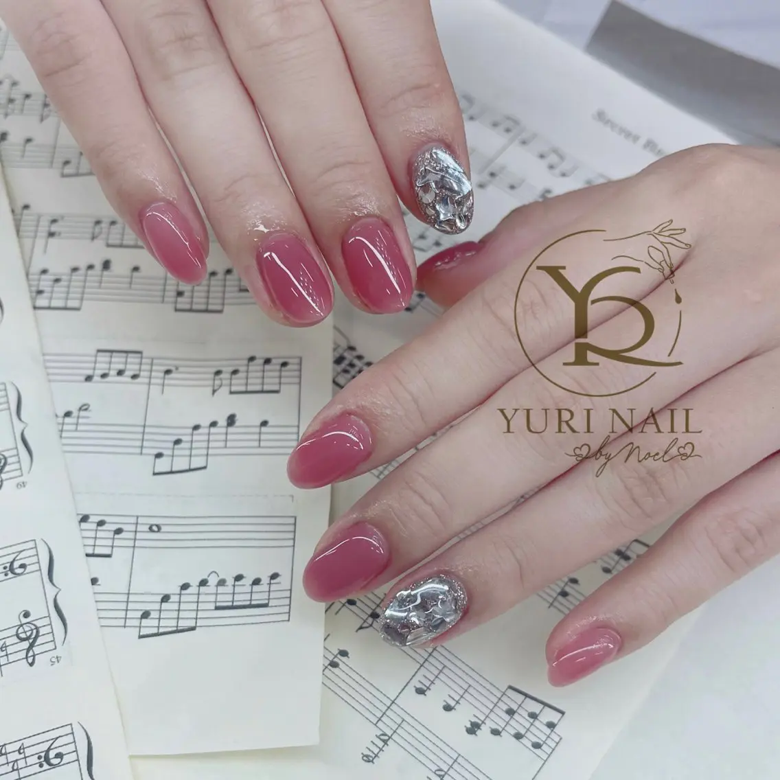 ネイル チークネイル フットネイル フレンチネイル グラデーション キラキラネイル ハンドネイル フットネイル ハンドケア YURI Nail Funabashiのネイルデザイン
