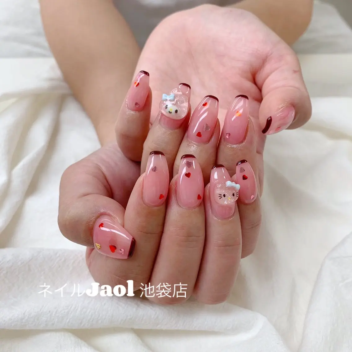セミロング ネイルJaol 池袋のネイルデザイン