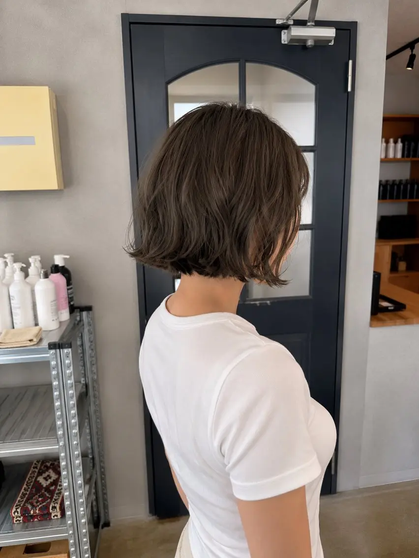 ショート パーマ ショートヘア カット パーマ タカサキ ケイタのヘアスタイル