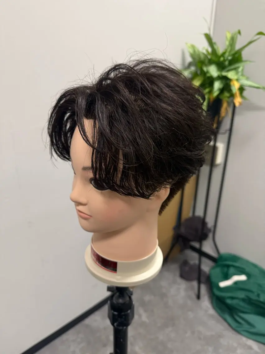 メンズ フェザーパーマ メンズパーマ 本田 有里のヘアスタイル