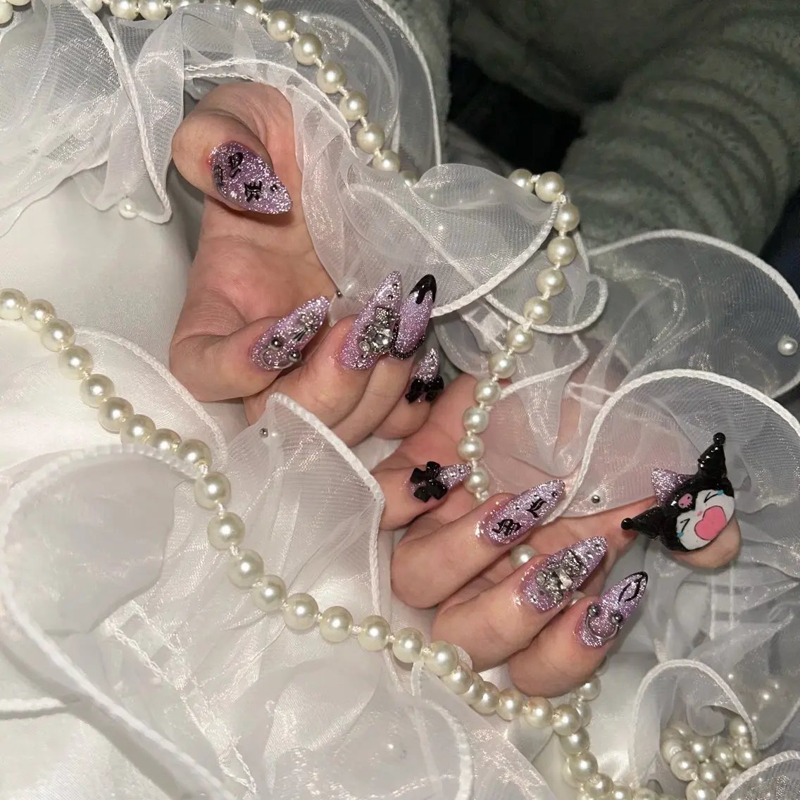 ネイル フラッシュネイル スカルプネイル ハンドネイル Nail&Eye Spina 琴美のマツエク・マツパデザイン