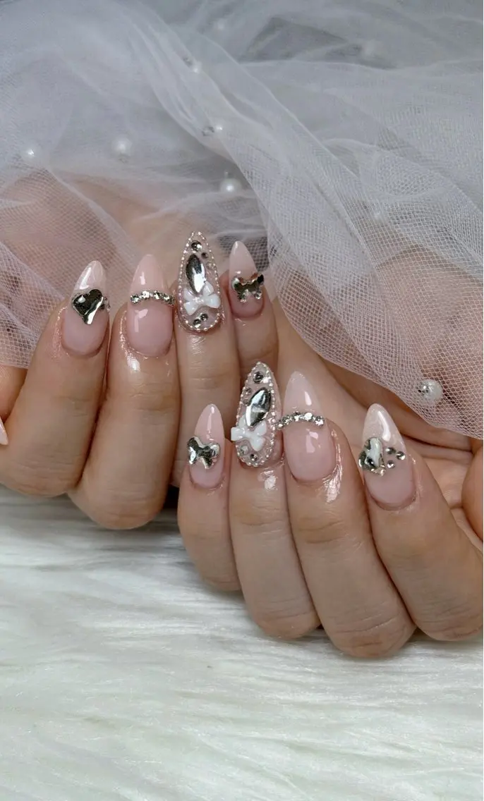 ネイル ジェルネイル 韓国ネイル シンプルネイル 夏ネイル ワンホンネイル ハンドネイル ハンドケア NEM nailstudioのネイルデザイン