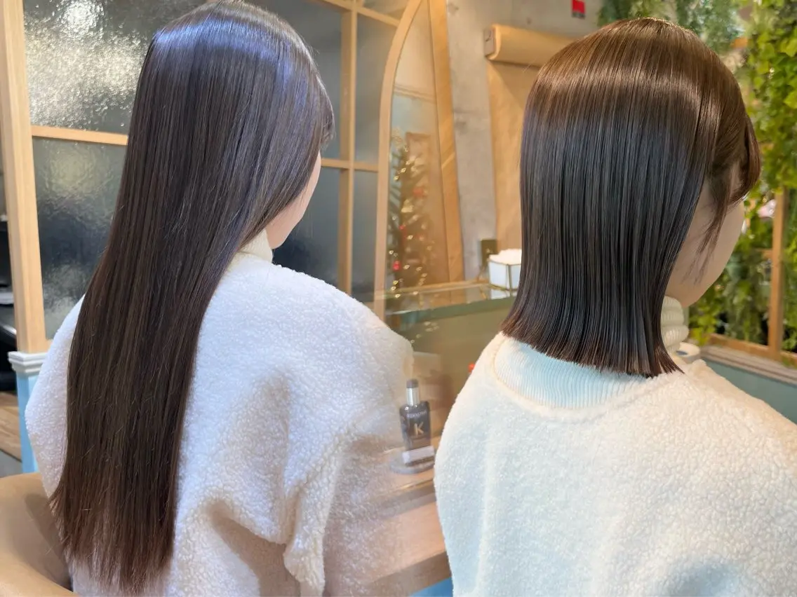 ミディアム カット 縮毛矯正 トリートメント 大宮/ボブ/縮毛矯正 大瀧菜月のヘアスタイル
