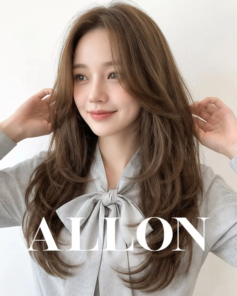 ロング カット ヘアカラー 吉田 修登のヘアスタイル