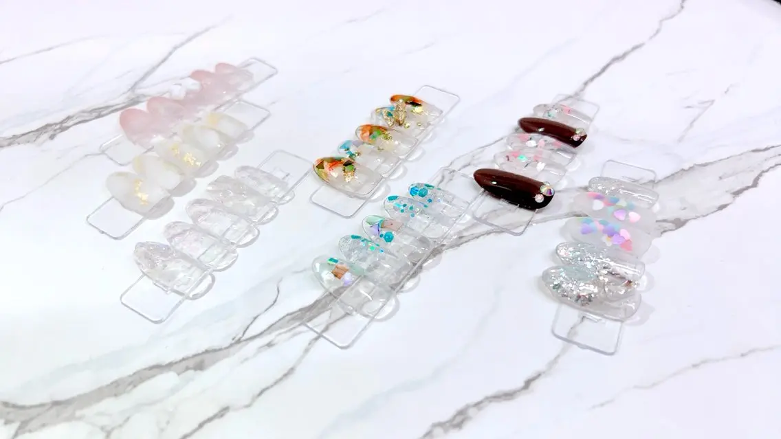 ネイル ジェルネイル ゴージャス ロングネイル シンプルネイル ハンドネイル Nail salon puu kyotoのネイルデザイン