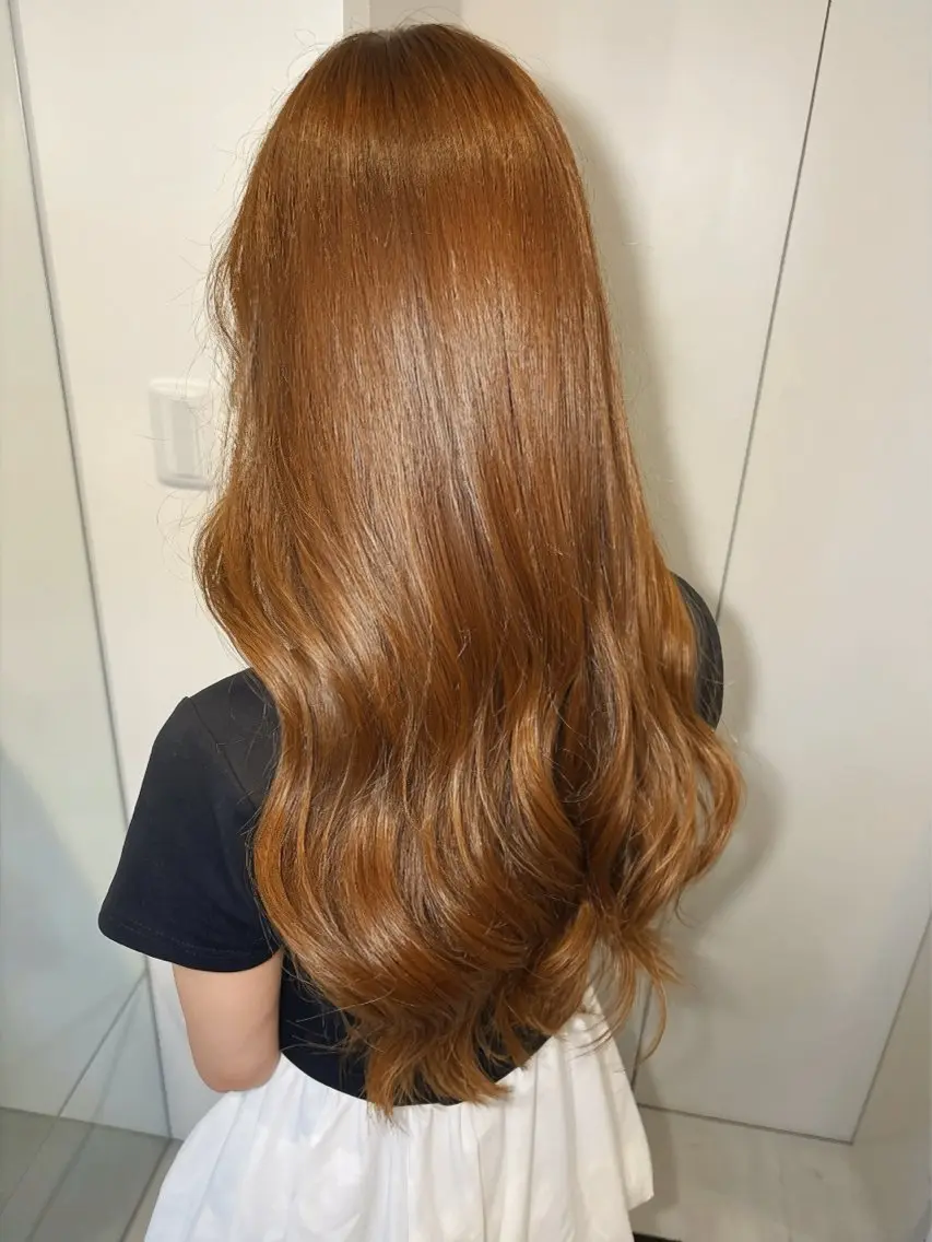 ロング カラー ヘアカラー トリートメント 植林 奨のヘアスタイル