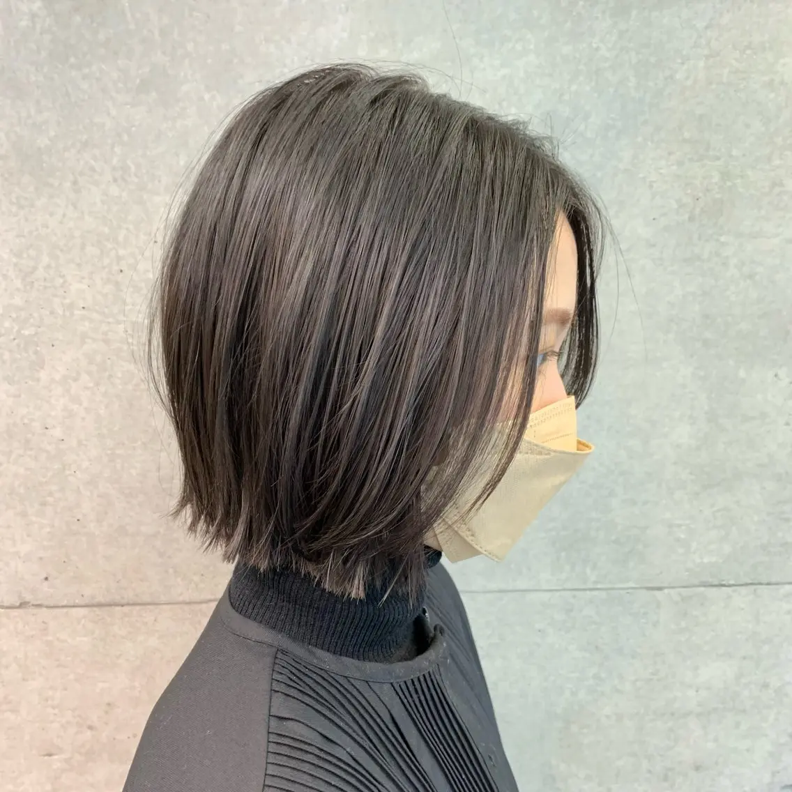 ミディアム ボブレイヤー ボブ レイヤーカット カット ヘアカラー オシャレ髪✔️ 店長オオキアキヒロのヘアスタイル