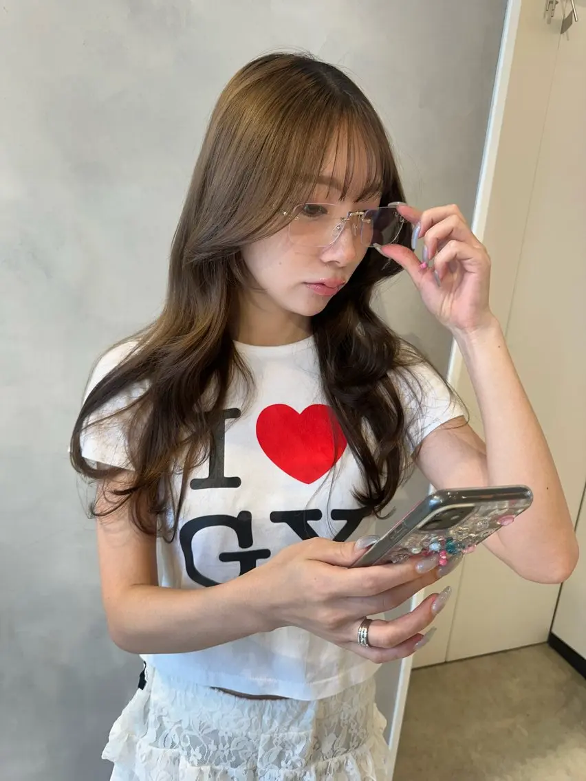 イルミナカラー+韓国風カット🤍🤍+TOKIOトリートメント🎀🎀の写真