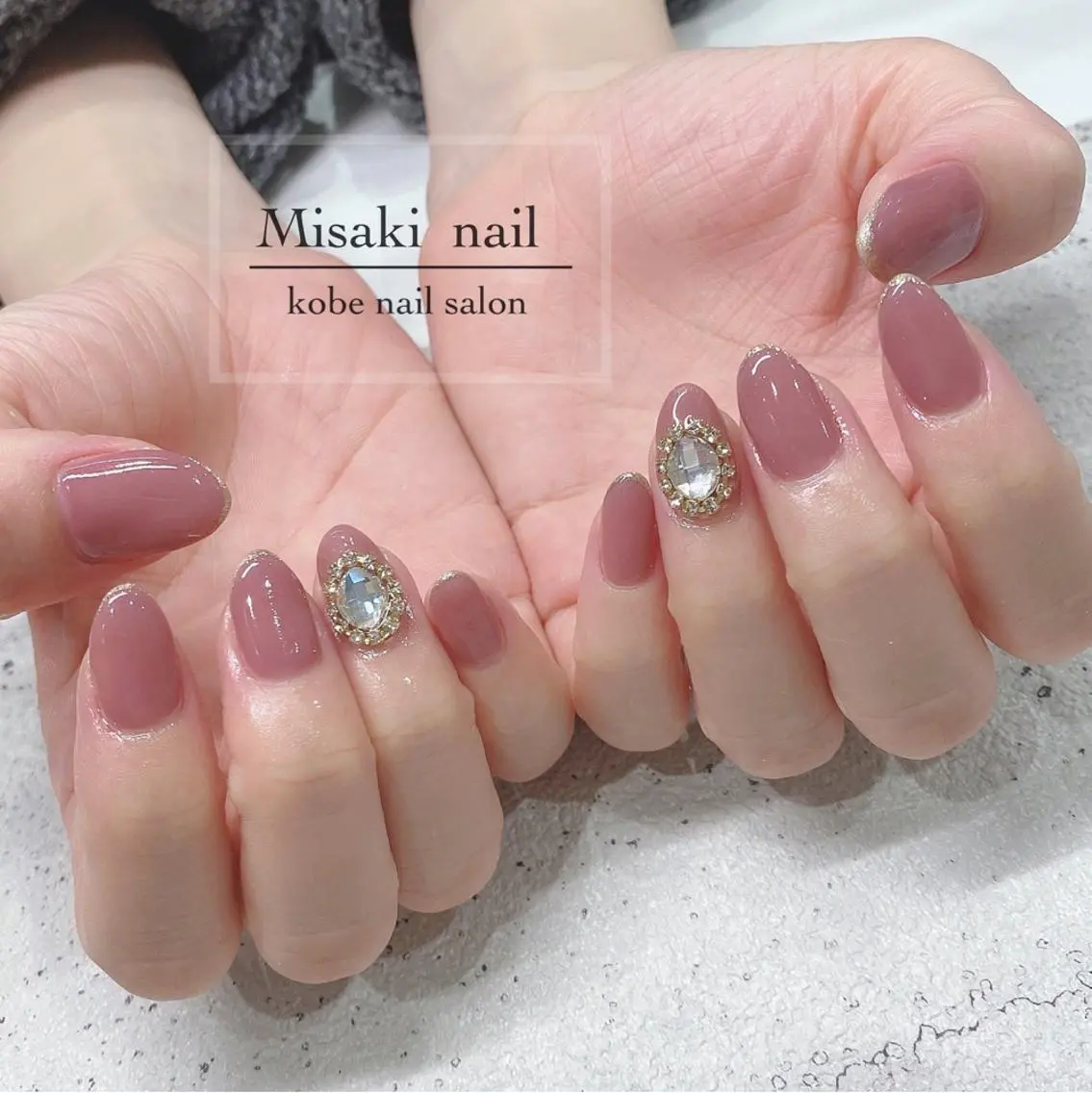 ネイル 韓国ネイル ワンホンネイル ハンドネイル nailsalon miinailsのネイルデザイン