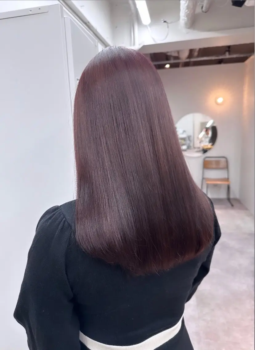 ロング カラー ヘアカラー ウルフ・ボブ モデル✵HARUTOのヘアスタイル