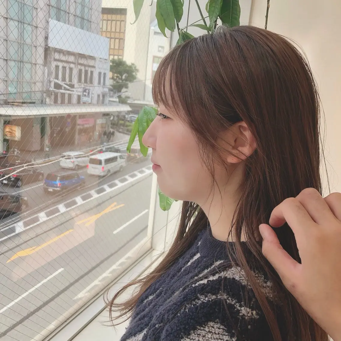 似合わせカット+前髪縮毛矯正+超音波3StepTRの写真