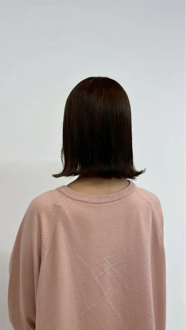 カラー ルプラボウ/ ふくい きなりのヘアスタイル