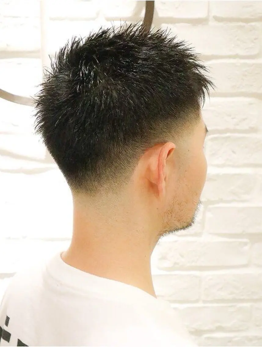 ショート メンズ 渡邉 来伸のヘアスタイル
