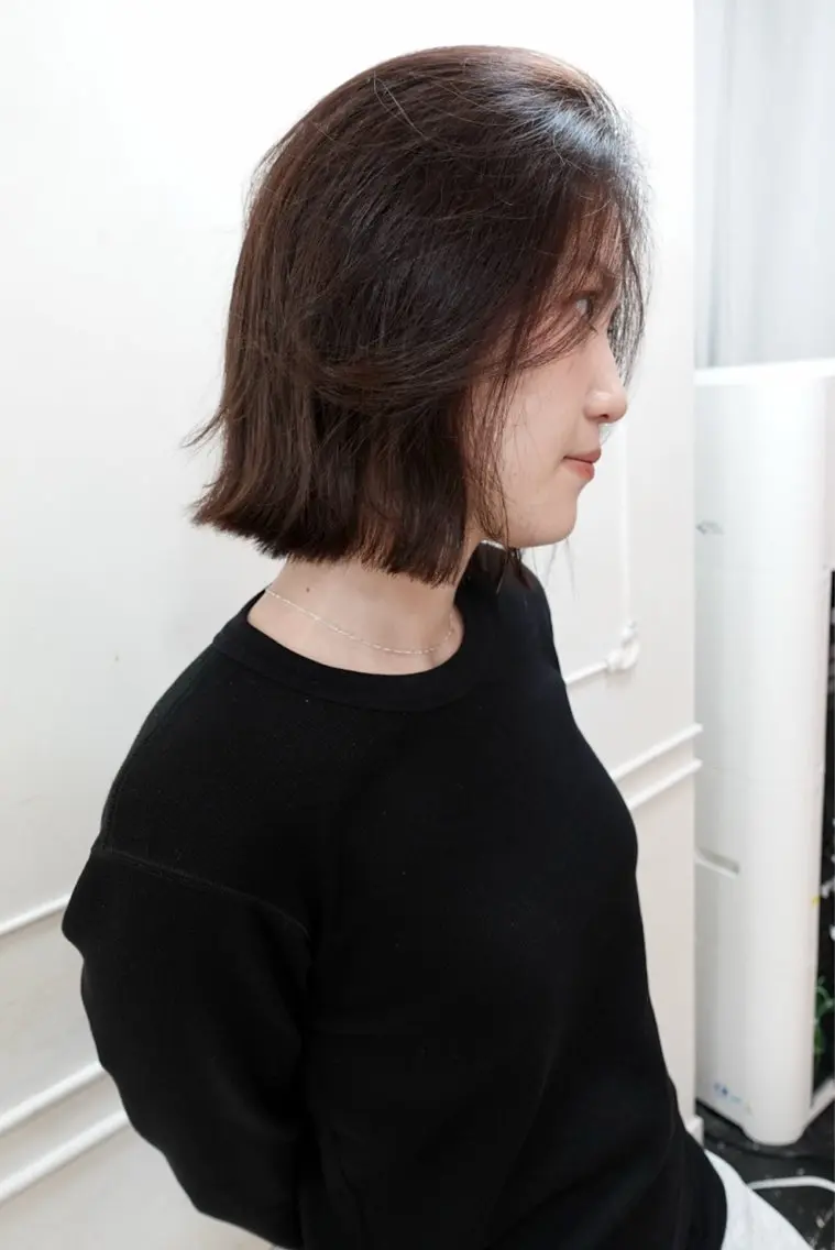 ミディアム カラー RINKA 岡崎美容室のヘアスタイル
