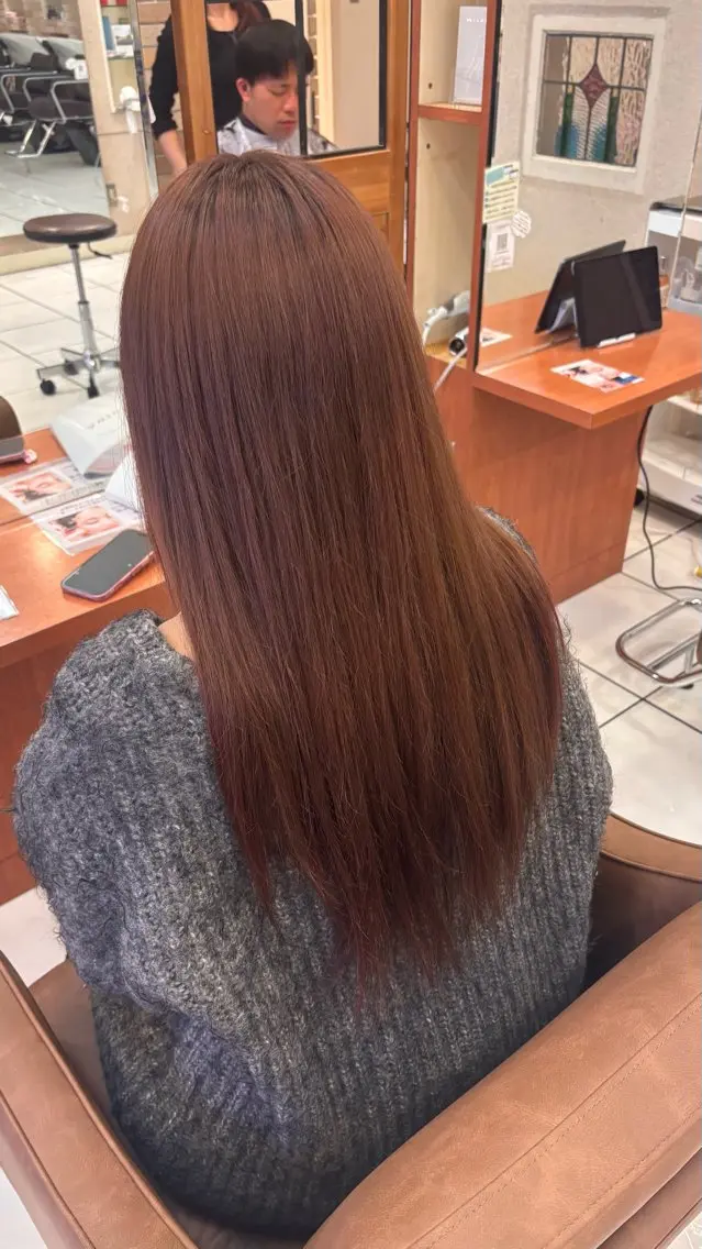 カラー ヘアカラー 艶カラー 髪質改善 🍓苺奈のヘアスタイル
