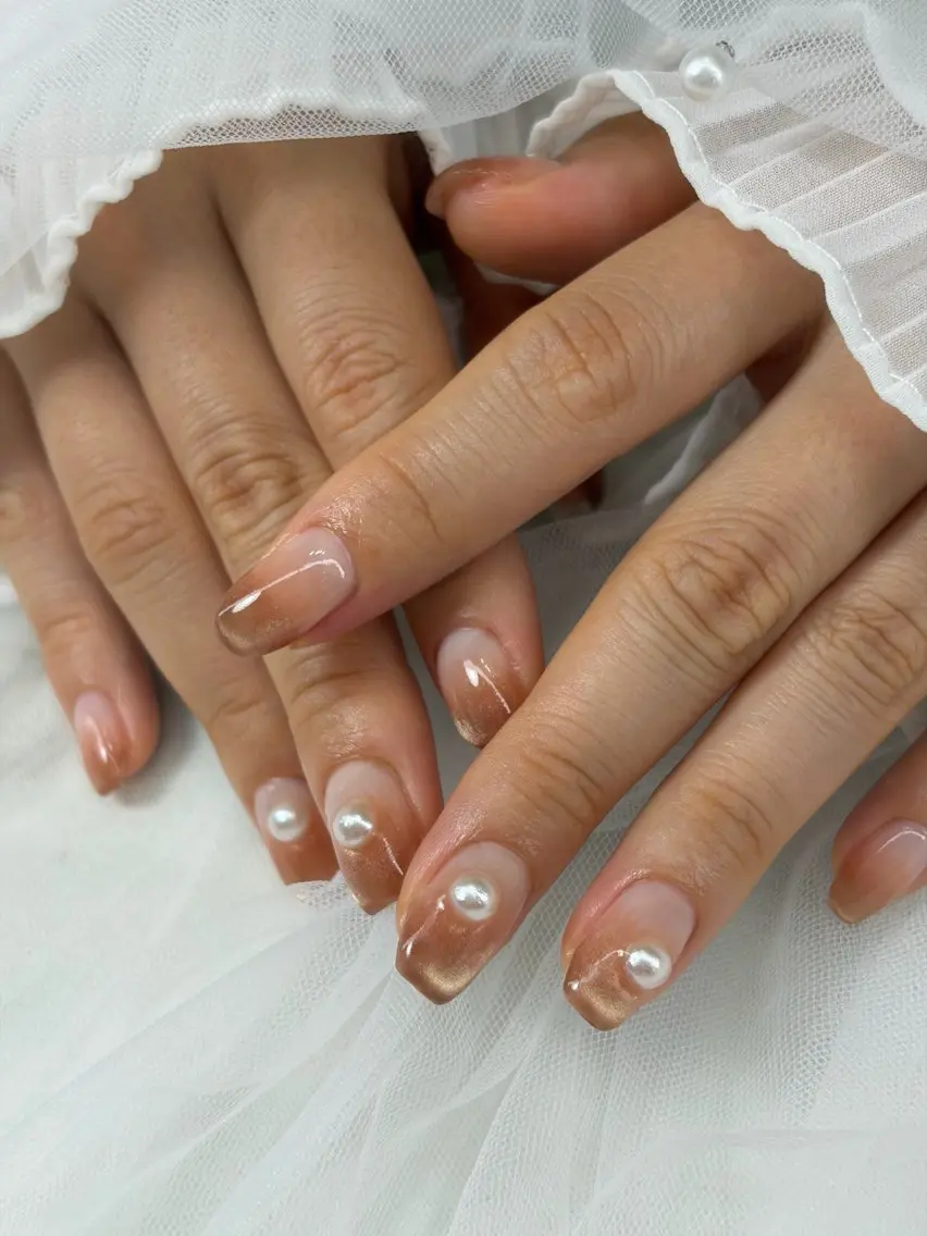 ネイル グラデーション マグネットネイル ハンドネイル iro+ nailのネイルデザイン