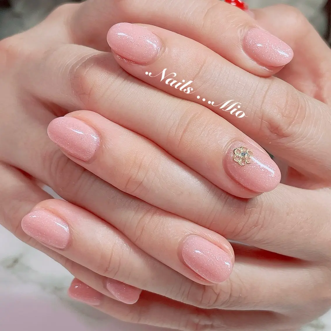 ネイル ジェルネイル ワンカラーネイル 赤色 .Nails Mio 赤羽西ネイルサロンのネイルデザイン