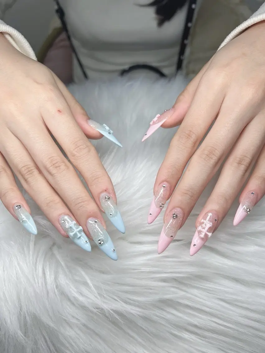 ネイル ハンドネイル Lee Nails チップ長さだし専門店のネイルデザイン