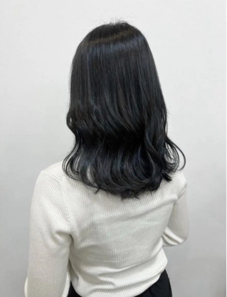 ミディアム カラー ヘアカラー 栄 こずえのヘアスタイル
