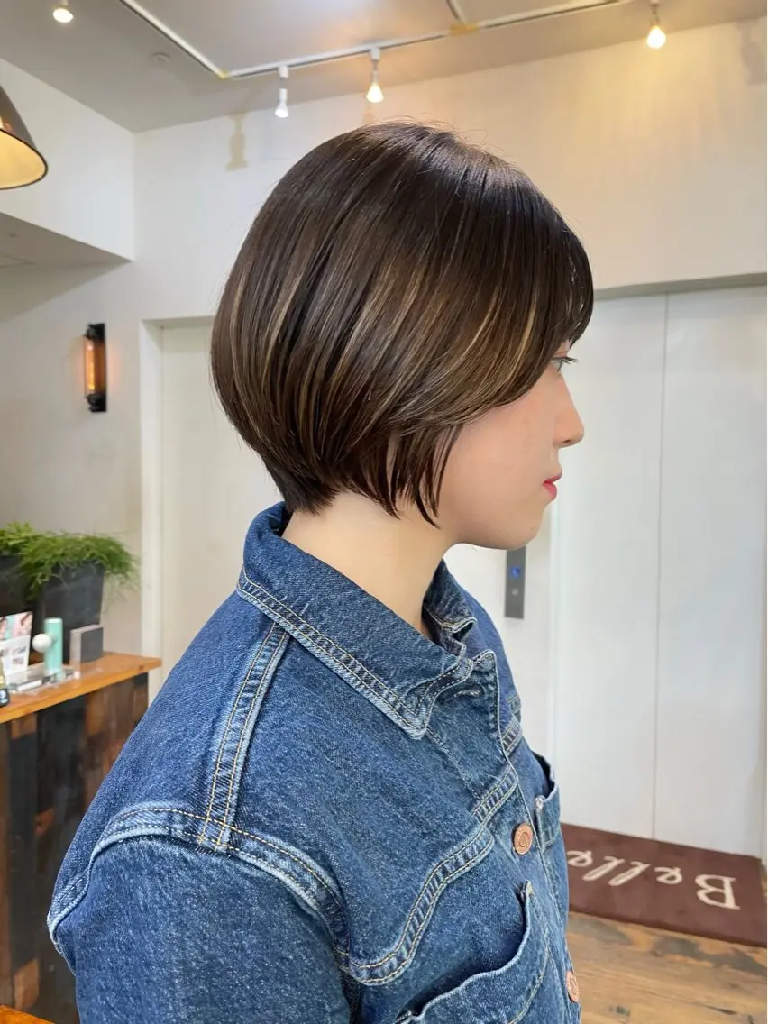 ショート ショートヘア 似合わせカット‪// 鶴我万唯華のヘアスタイル