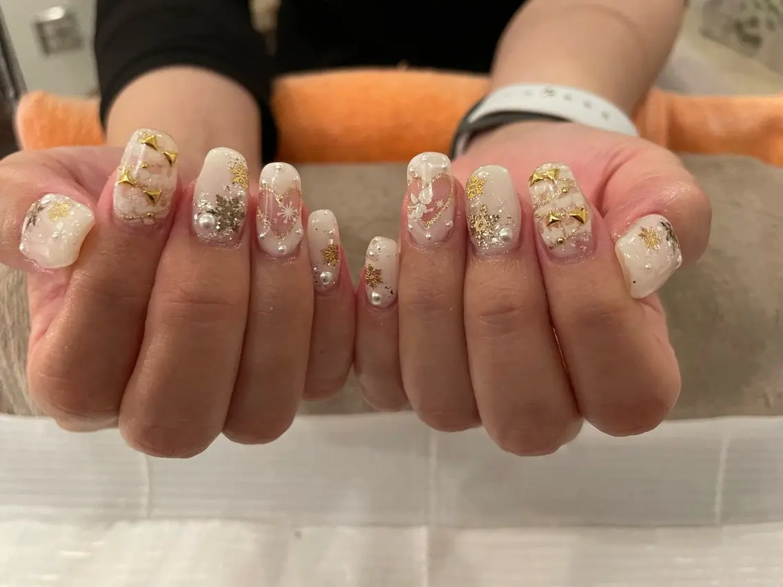 ネイル 持ち込み 冬ネイル クリスマス リオッサ オブ ラグーン神戸店のエステ・リラクイメージ
