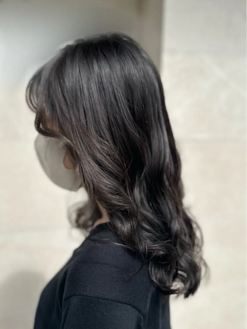 セミロング 今谷 莉夏子のヘアスタイル