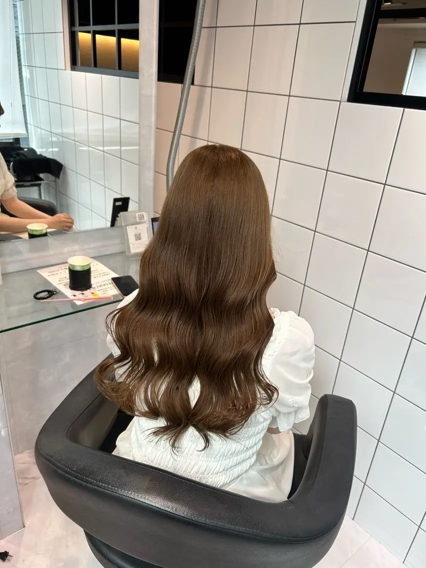 ロング カラー ヘアカラー 表参道/透明感カラー /暗髪/ジュキヤのヘアスタイル