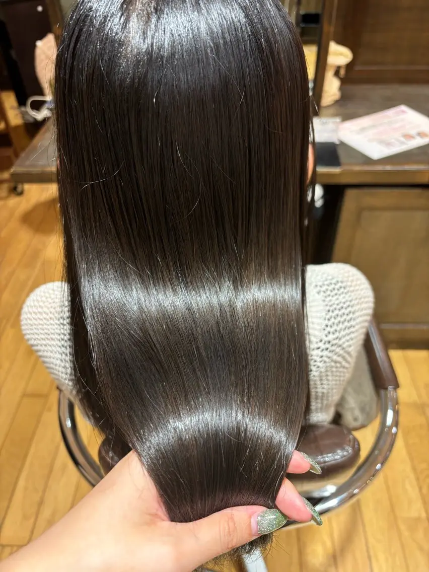 ロング トリートメント 優子/ 似合わせカットカラーのヘアスタイル