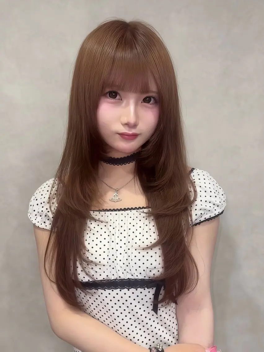 【5月限定🌸】人毛エクステ＋エクステのレイヤーカット 40枚¥14000,60枚¥22000,80枚¥29000の写真