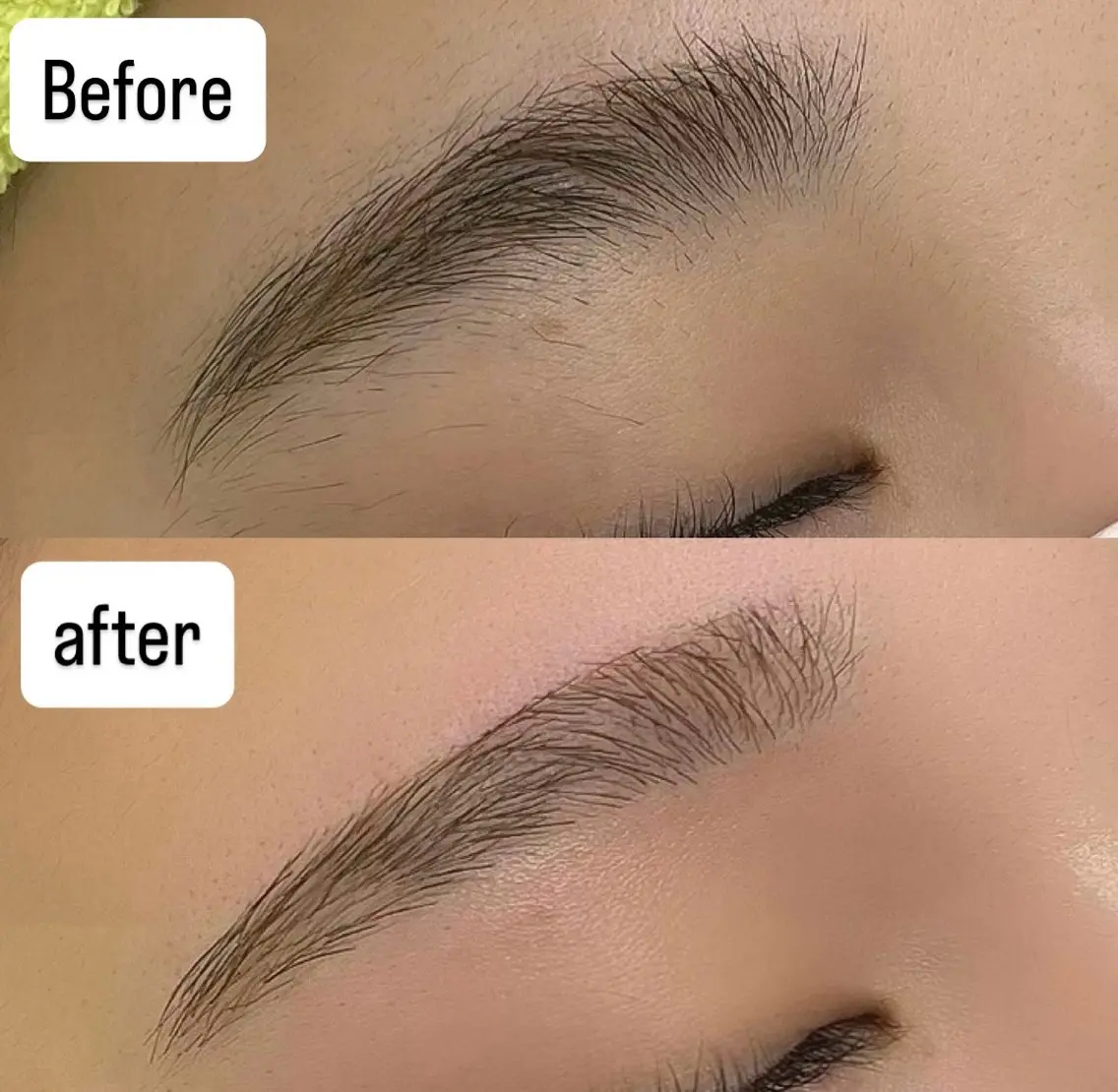 アイブロウ ワックス脱毛 poka lash 奥村の眉毛・アイブロウイメージ