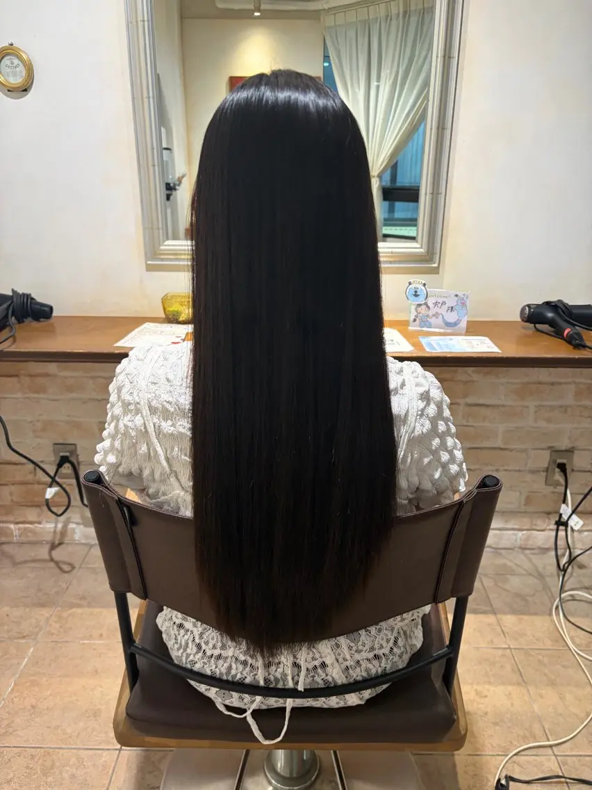 ロング 縮毛矯正 🫧 舘藤 陽菜 🤍のヘアスタイル