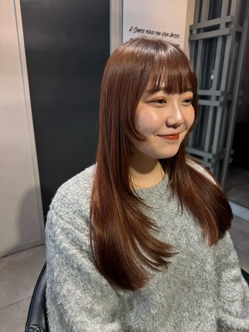 ロング カラー ロングレイヤー レイヤーカット ロング トリートメント 似合う髪型が 分からない方へのヘアスタイル