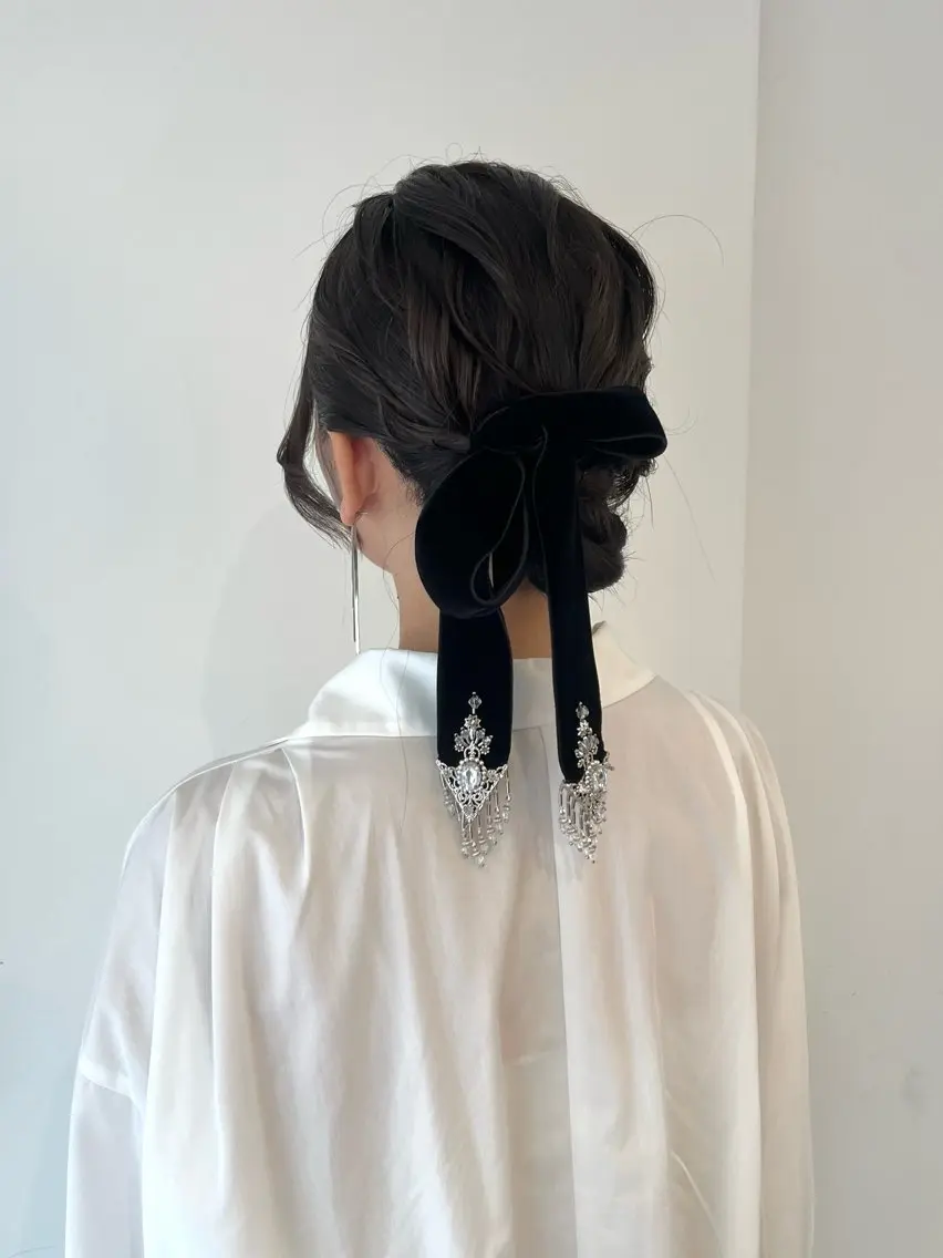 ミディアム ヘアセット 🟣niw SHUNNA🟣のヘアスタイル