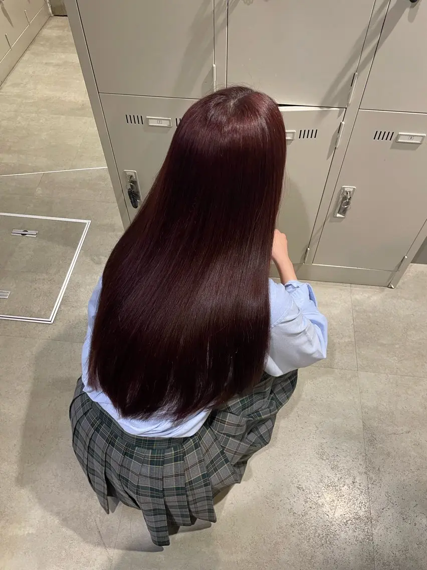 ロング カラー ヘアアレンジ ヘアカラー トリートメント ヘアセット 💗横浜美容室 💗HARUNAのヘアスタイル