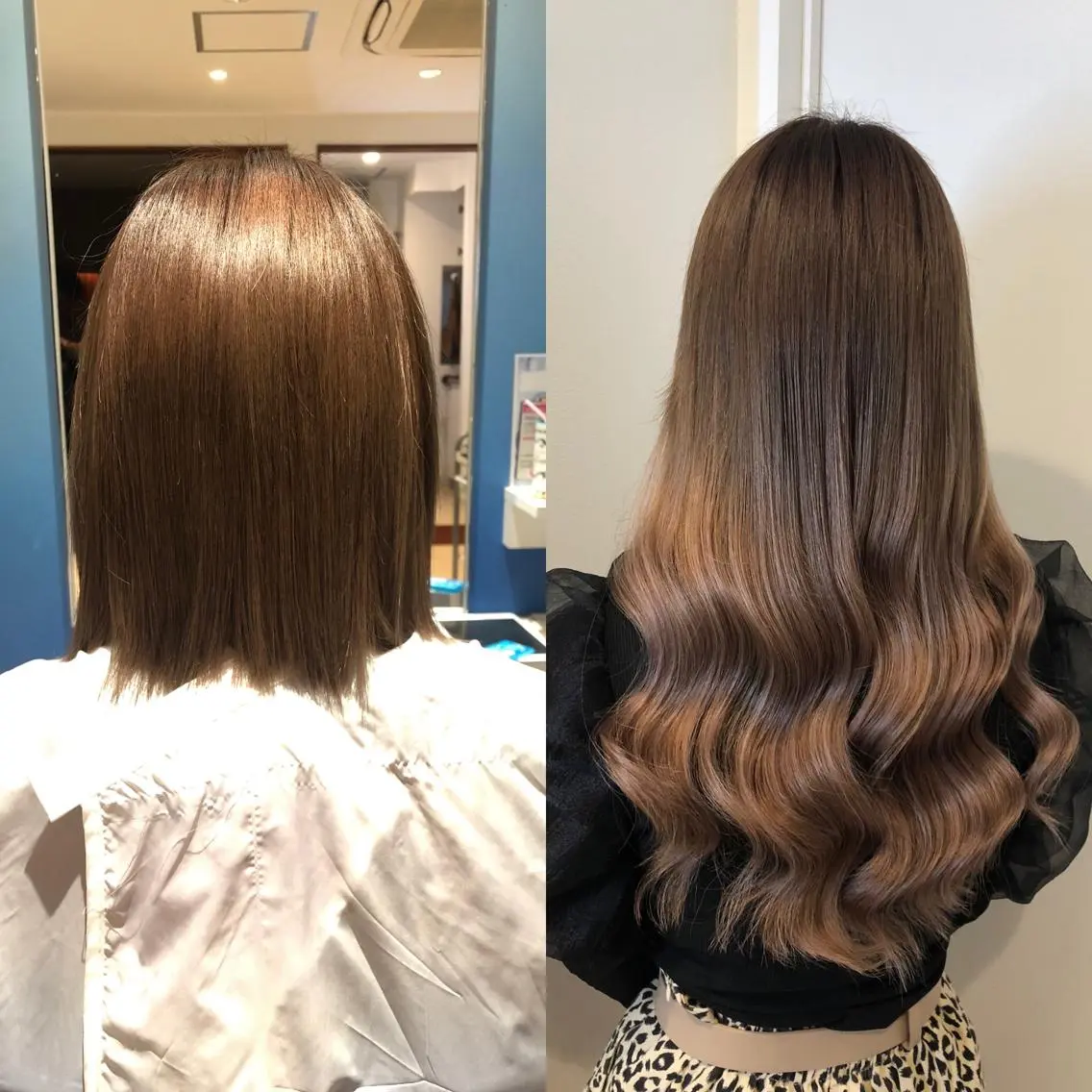 ロング カラー ヘアアレンジ シールエクステ ダブルカラー ハイライトカラー インナーカラー エクステ ヘアカラー エクステ 🧡艶髪/エクステ 🫧🧡YUKI❄️のヘアスタイル