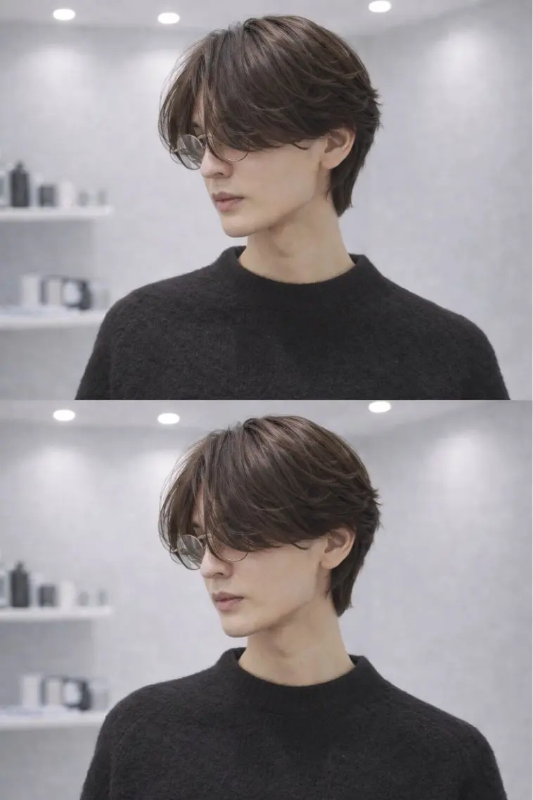 ショート 縮毛矯正 カット 縮毛矯正 メンズ縮毛矯正指名 No.1KAI🥰のヘアスタイル
