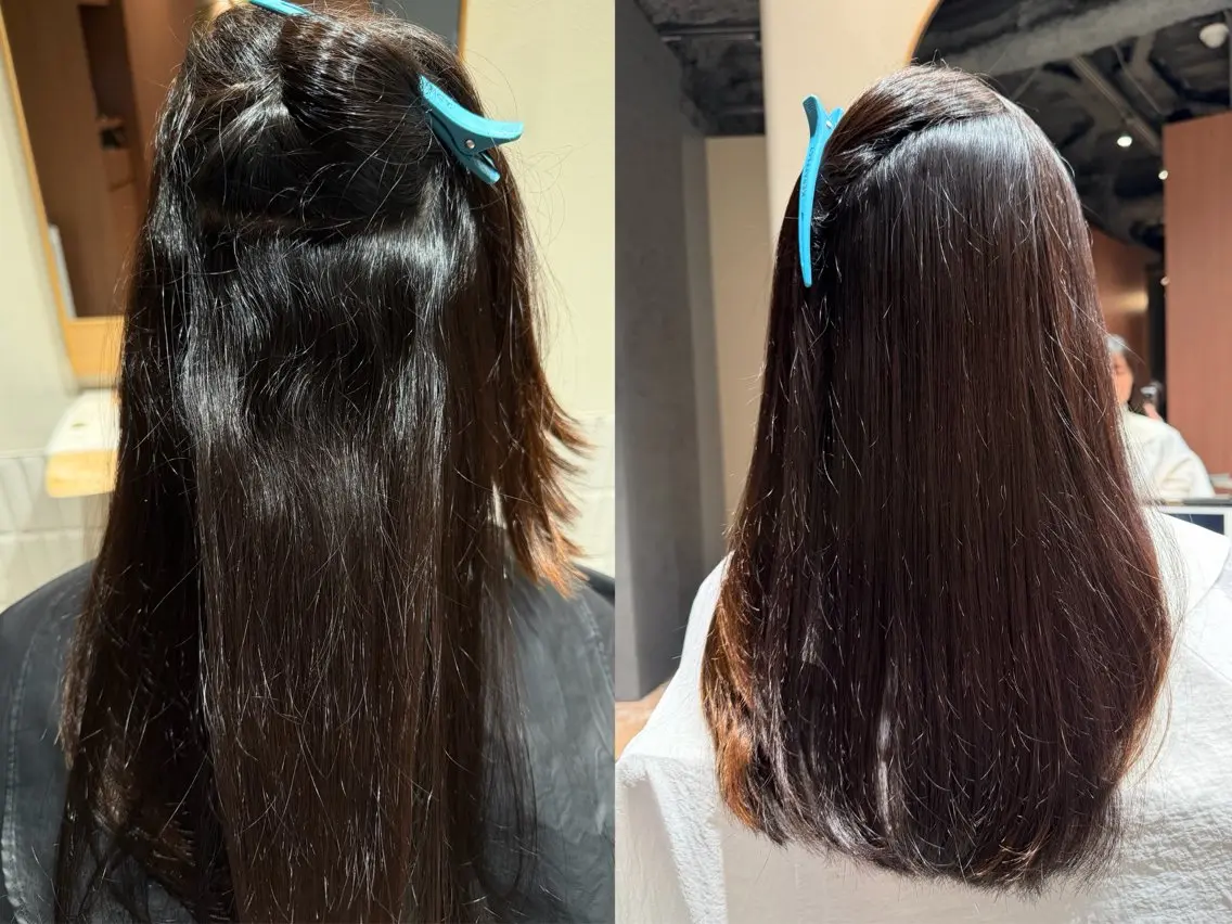 縮毛矯正 加賀美 幸乃のヘアスタイル