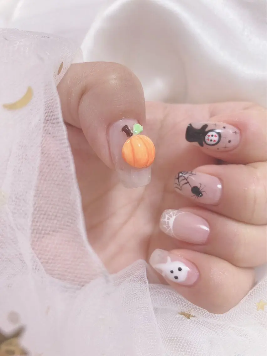 ネイル ハロウィン ジョリ kasumi🌹💅のネイルデザイン