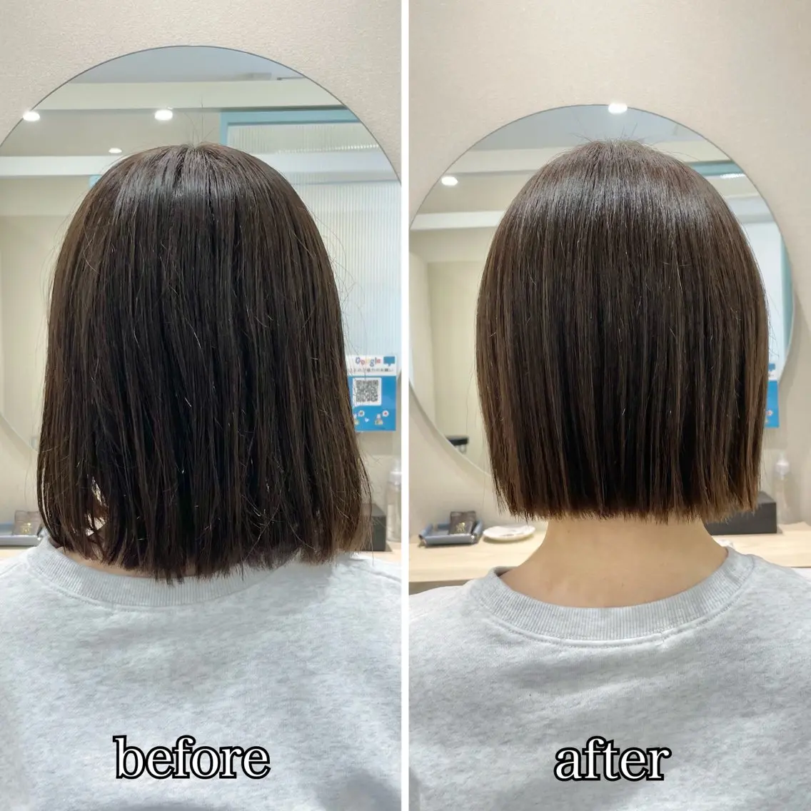 ショート ボブ 外ハネヘア 🌷ピンクカラー くどう🌷のヘアスタイル