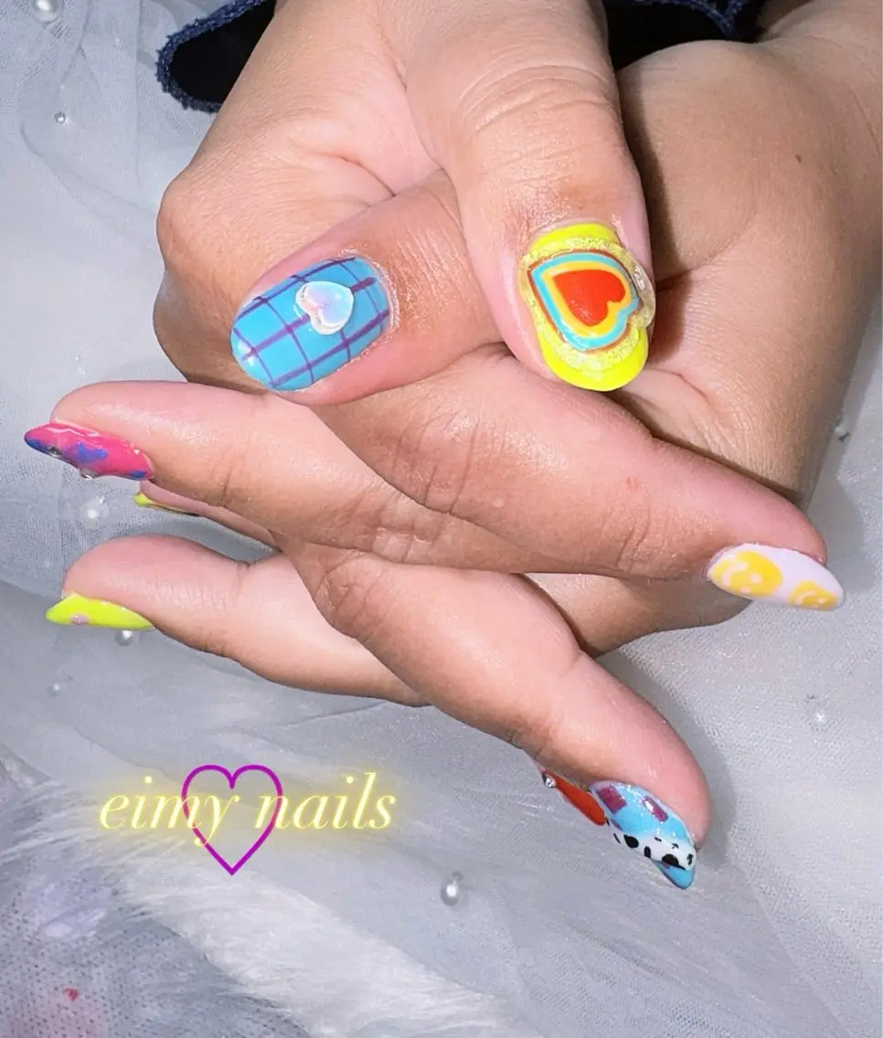 ネイル アニマル柄 アートネイル ジェルネイル ニュアンスネイル シンプルネイル ハンドネイル eimy nails♡のネイルデザイン