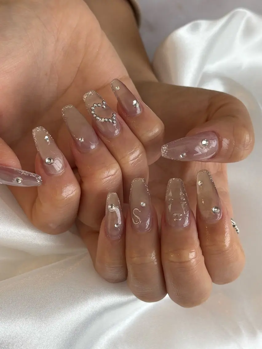 ネイル マグネットネイル ストーンネイル ハンドネイル nail ayacaのネイルデザイン