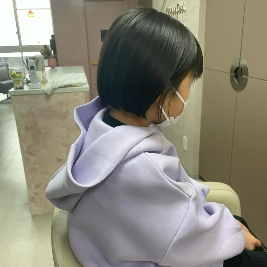 ショート キッズ 坂本 沙也加のヘアスタイル