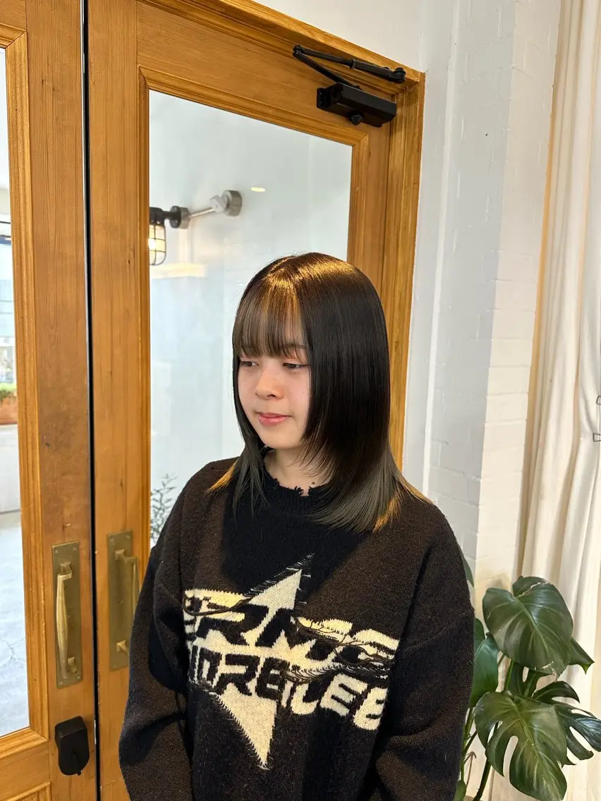 ミディアム 縮毛矯正＆髪質改善 特化/ゆいのヘアスタイル