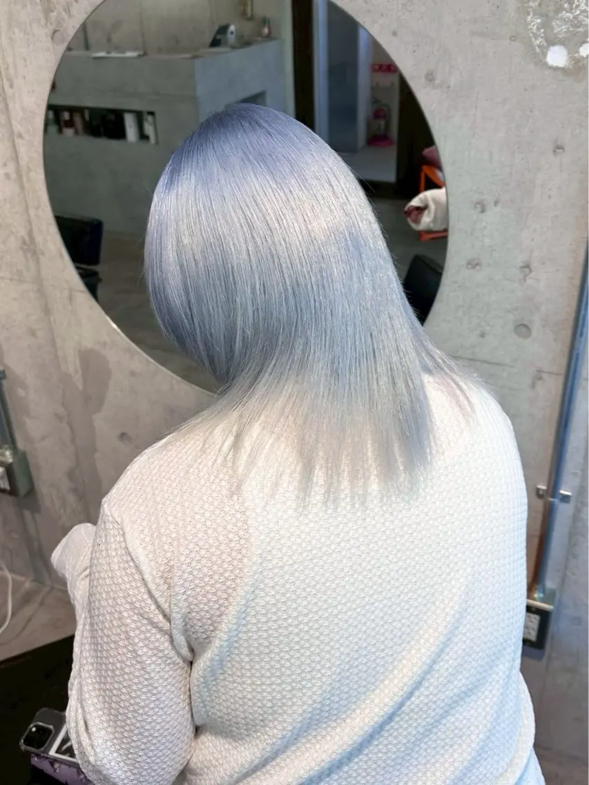 ミディアム ☪️ハイトーン coco🍀︎✨のヘアスタイル