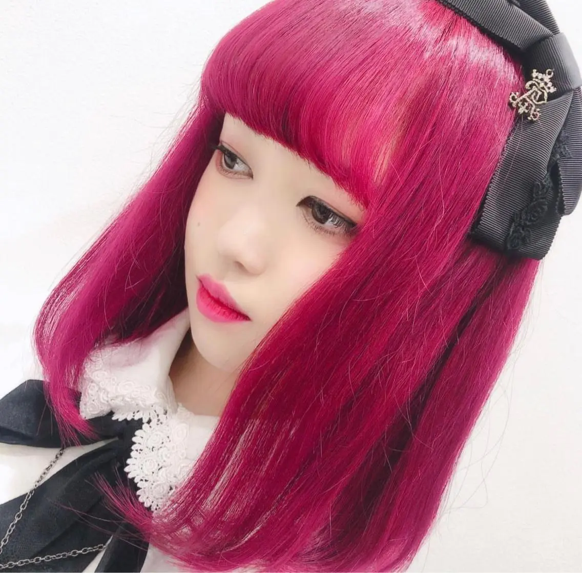 セミロング 派手髪 美容師JUNのヘアスタイル