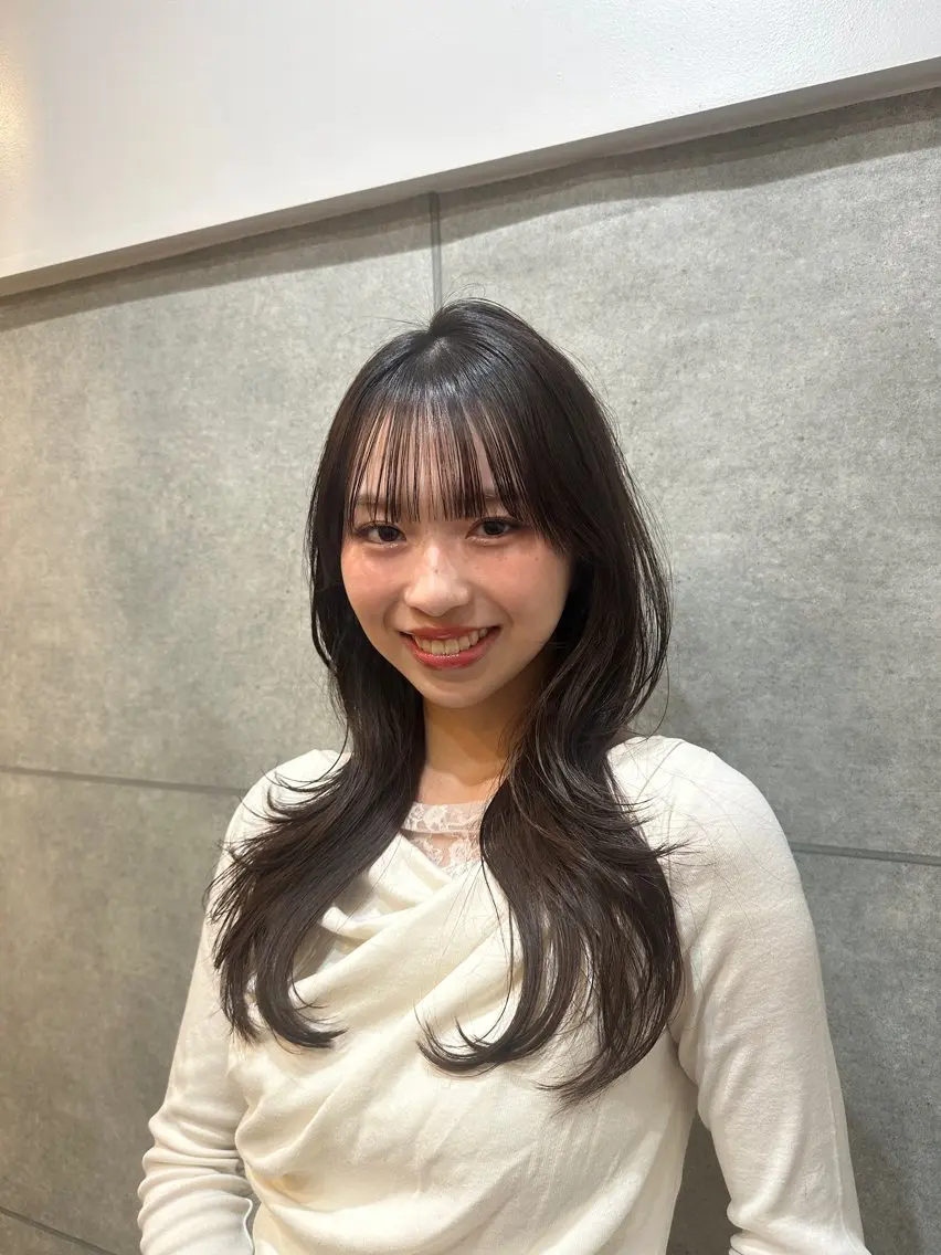 🚨⚠️撮影モデル(サロンモデル)募集中！！前髪顔周りカットサービス🤍✨sns等にお顔の掲載🆗な方！の写真