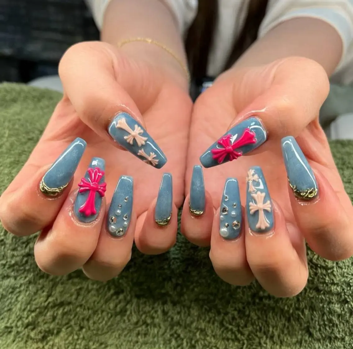 ネイル 長さ出し ハンドネイル フットネイル MHR nailのネイルデザイン