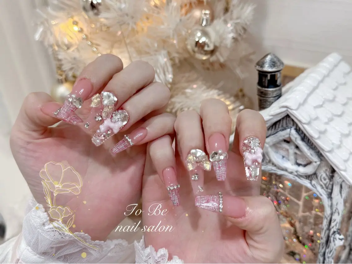 ロング ハンドネイル Nail Salon To Be珈月のネイルデザイン