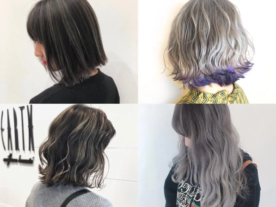ミディアム 米倉 群のヘアスタイル