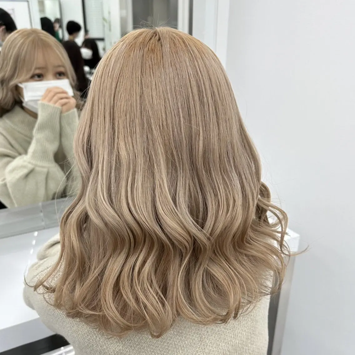 カラー ヘアアレンジ セミロング ヘアカラー トリートメント ヘッドスパ ヘアセット 公式PARADE💐 池袋💐のヘアスタイル